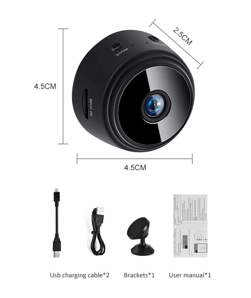 Wifi Night Vision Security Magnet Camera