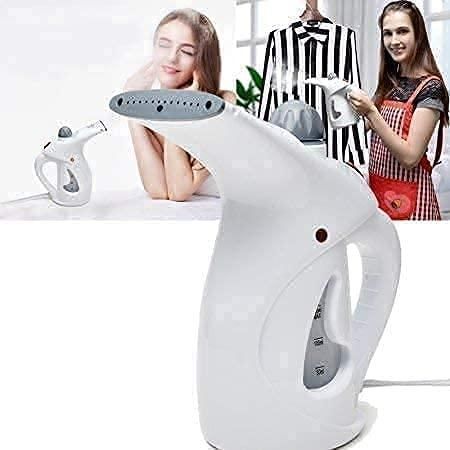 Fast Heat-up Portable Handheld Garment/Facial Vapor Steamer Iron Brush for Home and Travel Handy (Multicolour)